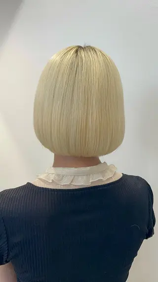 ショート ミルクティーベージュ レイヤー/あげは🎀のヘアスタイル