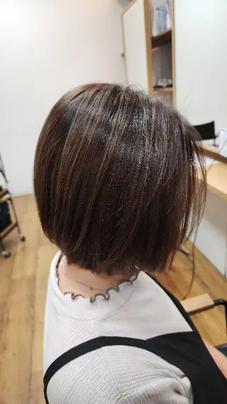 ミディアム 近森 美帆[モーラ高石店]のヘアスタイル