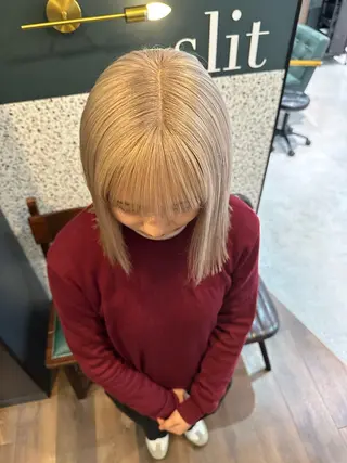 ショート カラー 難波/心斎橋/ボブ/ 髪質改善/ハイトーンのヘアスタイル