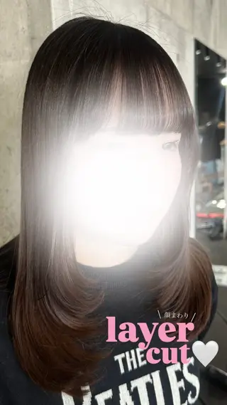 ミディアム amy .のヘアスタイル