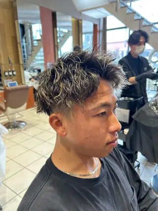 ショート パーマ メンズ 福井 太暉のヘアスタイル