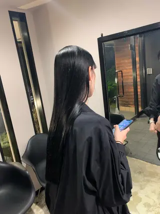 ロング 川内 樹のヘアスタイル