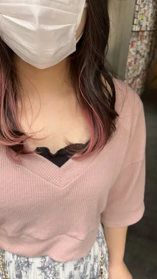 セミロング 【美ボブ.艶カラー. 梅田茶屋町】midoのヘアスタイル