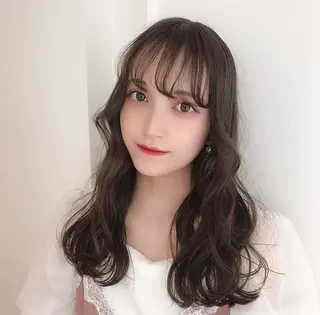 ロング カラー mizu kiのヘアスタイル