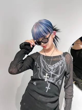 ミディアム カラー TOTA 唯一無二カラーのヘアスタイル