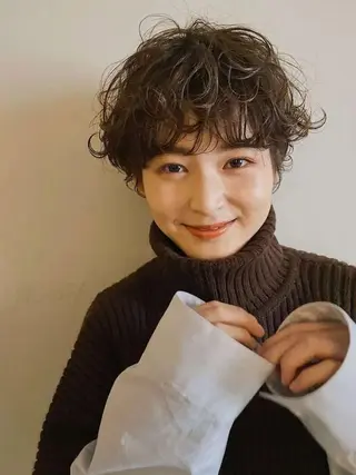 パーマ 🌀渋谷ボブパーマ 🌀河野瑠太のヘアスタイル