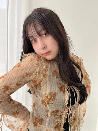 ロング カラー SOYON 🤍CHIZU🤍.のヘアスタイル