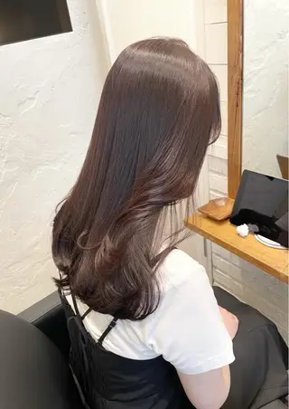 ロング ✨透明感ケアカラー✨ 長野ゆきなのヘアスタイル