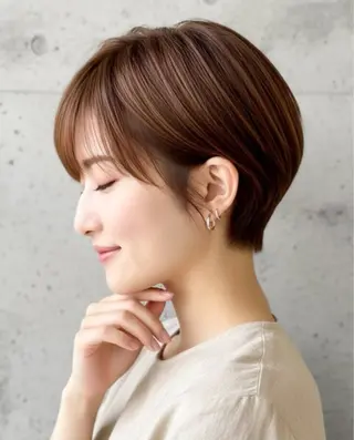 ショート カラー 町田美容師 mei 🍒 ✨のヘアスタイル