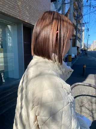ショート カラー qpula misuzuのヘアスタイル