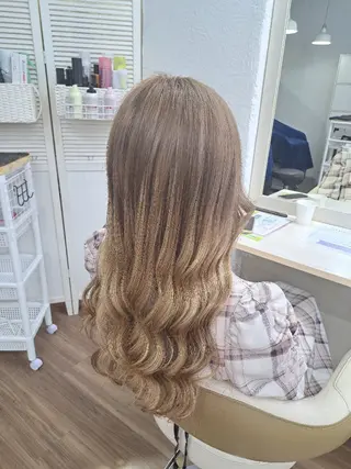 ロング カラー カワイイの研究家💄 GLOSS/はるなのヘアスタイル