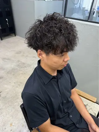 ショート パーマ メンズ メンズ専門サロン wokeのヘアスタイル