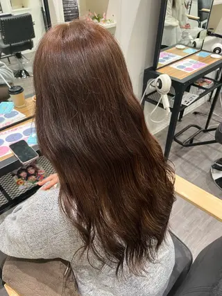 セミロング カラー ヘアアレンジ cocotte 💟草間紫音💟のヘアスタイル