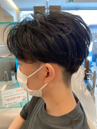 メンズ メンズパーマ 副店長ユウタのヘアスタイル