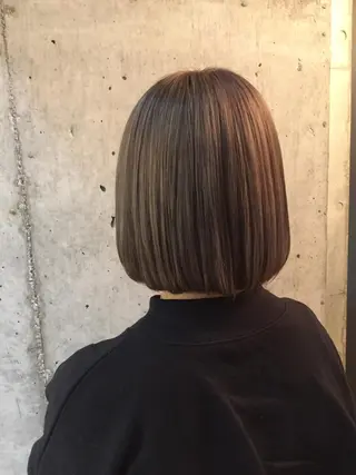 ミディアム カラー 💘透明感カラー💘 沖本 将宏のヘアスタイル