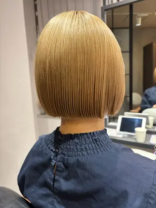 ショート 🍑おおしまくるみ 🍑暖色/ボブのヘアスタイル