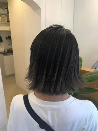 ショート カラー パーマ ヘアアレンジ 【ツヤ髪美容師】 ツダケイスケのヘアスタイル