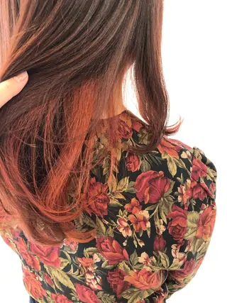 ロング カラー 盛れるレイヤーカット 得意🌹井上美沙のヘアスタイル