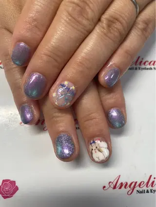 ショート Angelica ネイリストのネイルデザイン