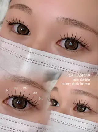 マツエク・マツパ ᵀᴿᴵᴺᵀ ᴱᵗˢᵘᵏᵒ𖦹₊⊹のマツエク・マツパデザイン