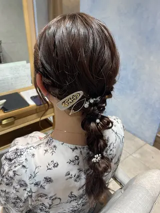 ヘアアレンジ 鎌田 桃果のヘアスタイル