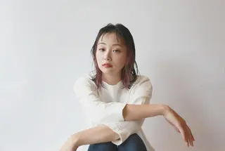 ミディアム 若原 旭のヘアスタイル