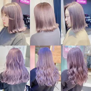 カラー メンズウルフ🐺♡ ブリーチ♡ヘアメ🎀のヘアスタイル