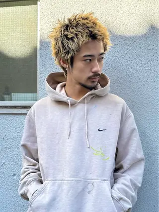 ショート カラー メンズ ナガミ ショウ／メンズカットのヘアスタイル