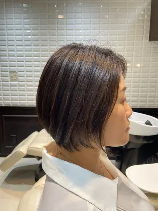 ショート Lupinus中田 パーマモデル募集中のヘアスタイル