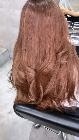 ロング カラー エクステ ダブルカラー新宿のヘアスタイル