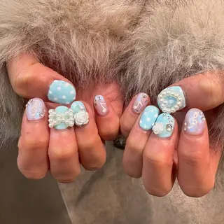 ネイル 透明感カラー/ ネイル💅まりなのヘアスタイル