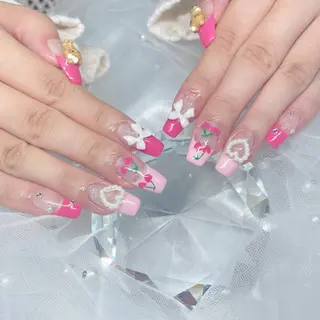 ネイル ハイビスカス ネイルサロンのネイルデザイン
