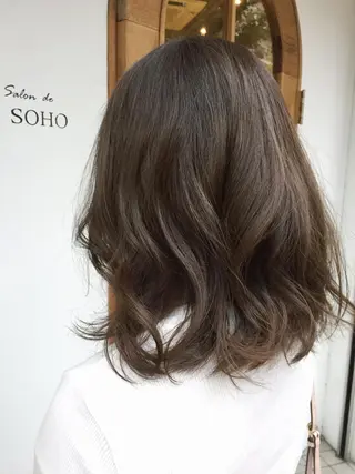 ミディアム カラー ◇おの あすか◇のヘアスタイル