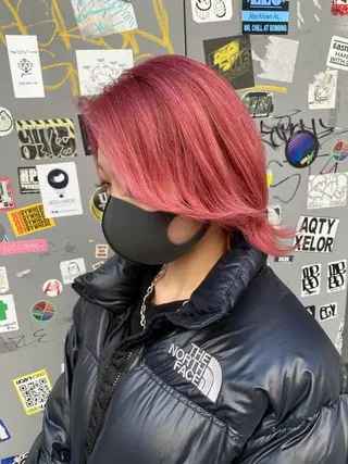 ショート カラー 艶髪サラサラカラー 🌈前原健吾のヘアスタイル