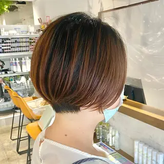 ショート ✨圧倒的満足度◎ 小顔美人ショート✨佃のヘアスタイル