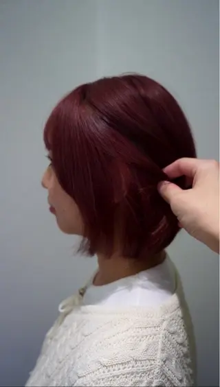 ショート カラー ボブ/ミディアム sakuのヘアスタイル