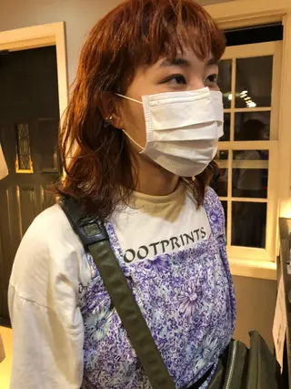 セミロング カラー NOUN所属・eri kinjoのヘアスタイル