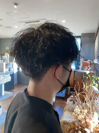 パーマ メンズ 内田 遥香のヘアスタイル