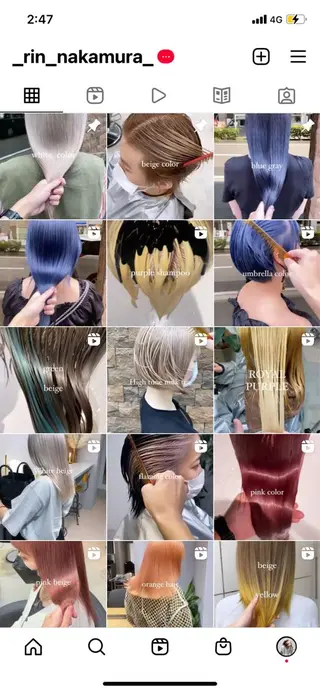 ショート ハイトーン/ ボブ 中村麟のヘアスタイル
