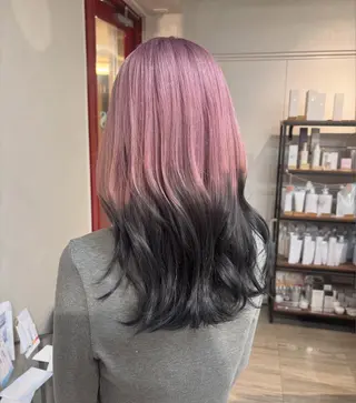 ロング カラー 透明感ブラウン｜ レイヤー｜小寺 葵のヘアスタイル