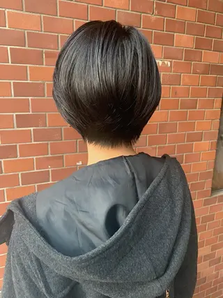ショート 丹羽大喜 縮毛矯正/美髪矯正のヘアスタイル