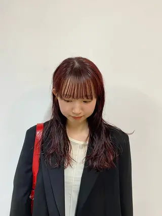 カラー nishika yume🍐🌿のヘアスタイル