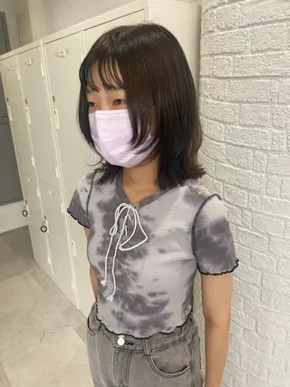 ミディアム FUJII MARINのヘアスタイル