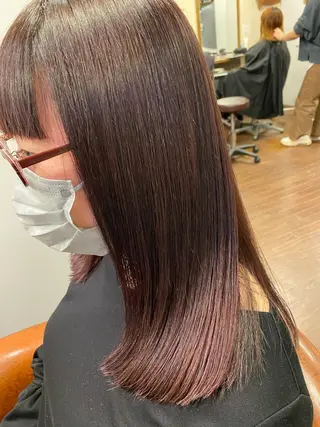 ロング カラー liL  hair サトウリョウタのヘアスタイル