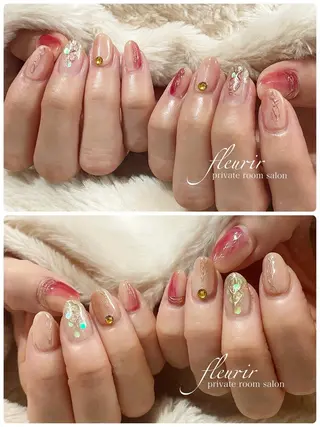 ネイル フルリール 【プライベートサロンのネイルデザイン