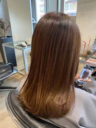 セミロング カラー アレンジ指名 no.1✨ｈａｋｏのヘアスタイル