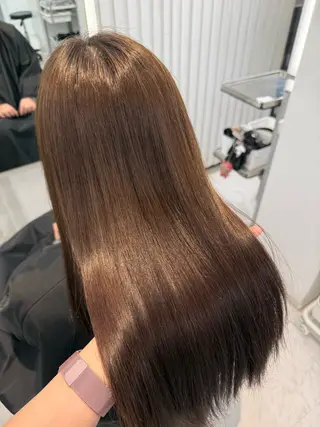 ロング SAYAKA🫧 メンズ.縮毛／表参道のヘアスタイル