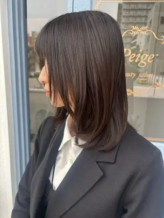 ミディアム peige 斉藤✨大人ヘアー✨のヘアスタイル