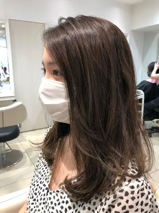 ロング カジサ ケイコのヘアスタイル