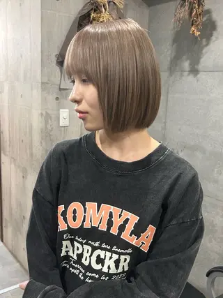 カラー manami/艶髪 /くすみカラーのヘアスタイル